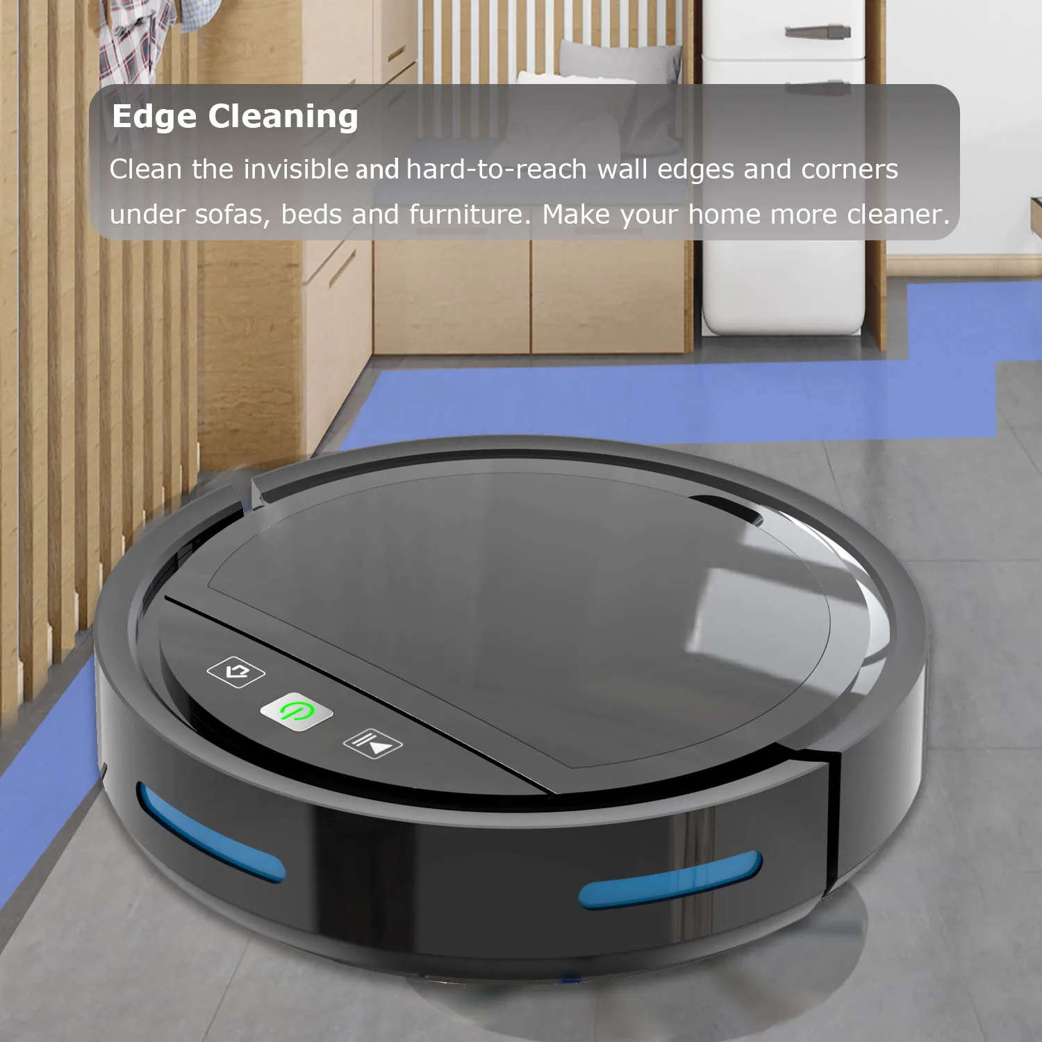 High quality wet and dry mopping household sweeping robot cleaning automatic intelligent robot vacuum cleaner
