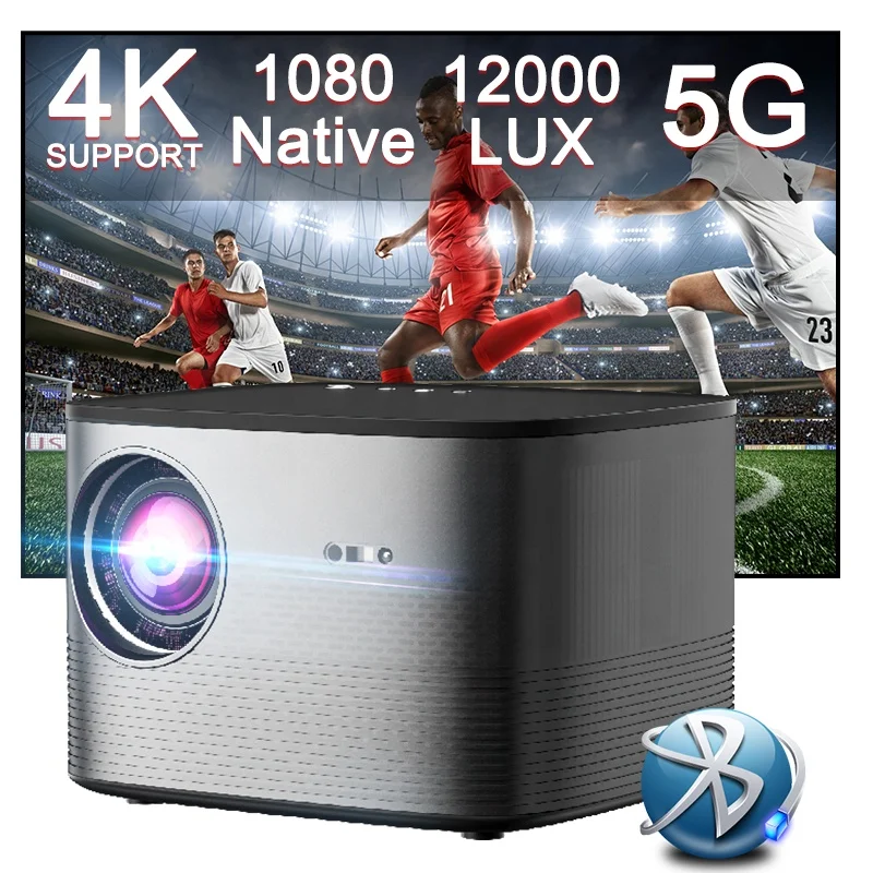 Salange F18 фабрика OEM и ODM с большим количеством люменов на родной 1080p проектор умный проектор домашний кинотеатр 4K проекторы с большим экраном