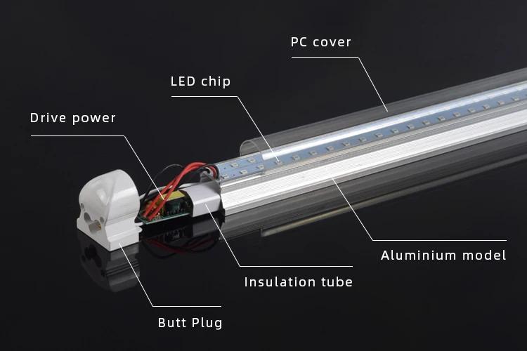 T8 9w/14w/18w/22w/36w/45w Full Spectrum Tube Vertical Farm Hydroponics Clone Plants Led Grow Light