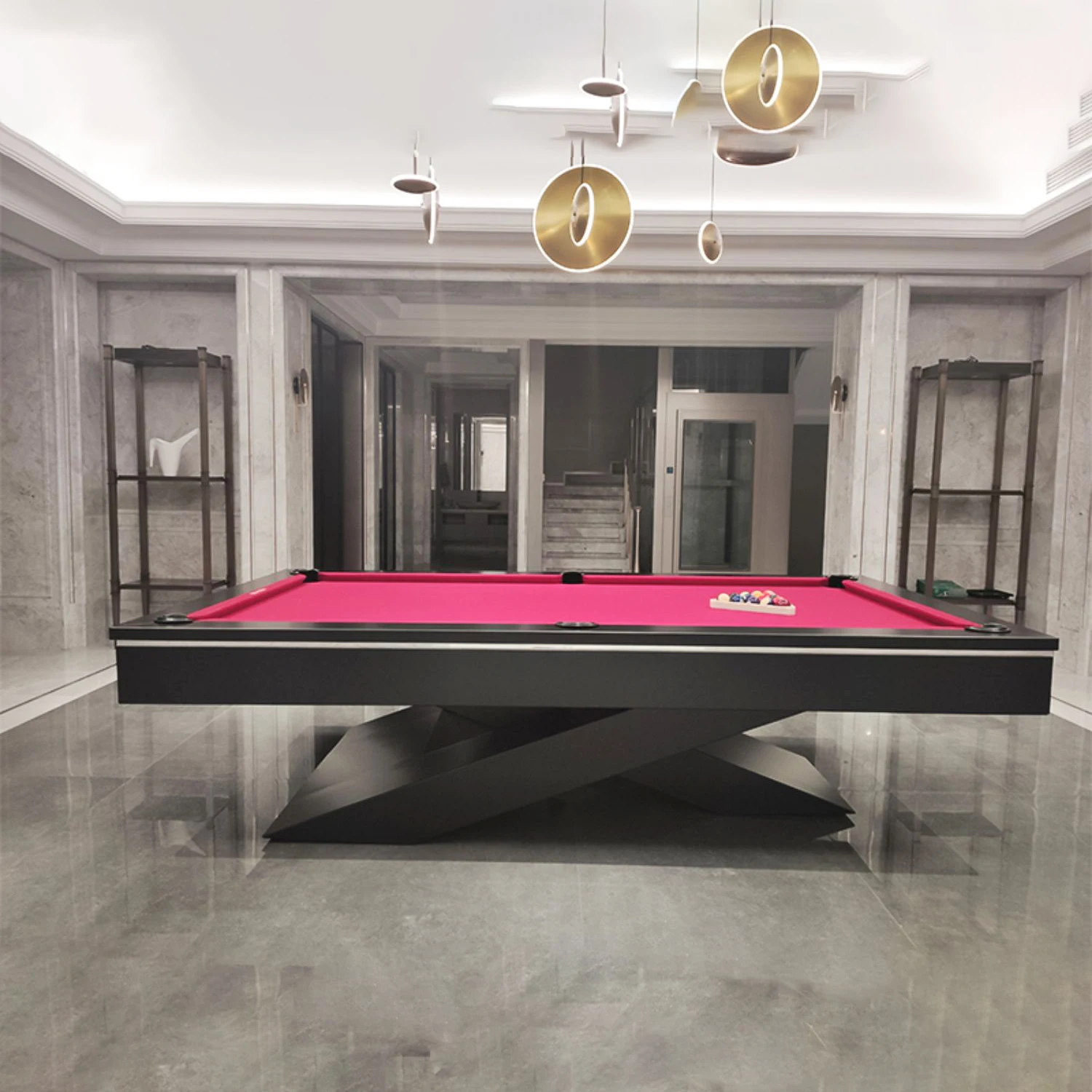 High-end popular 8ft 9ft modern design slate billiard table pool table for sale