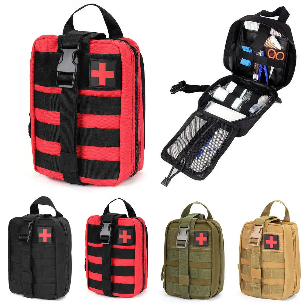 IFAK Emergency Medical Tactical Rescue Bag First aid Kit Portable Trauma Survival Tools Kit for Workplace Outdoor Earthquake