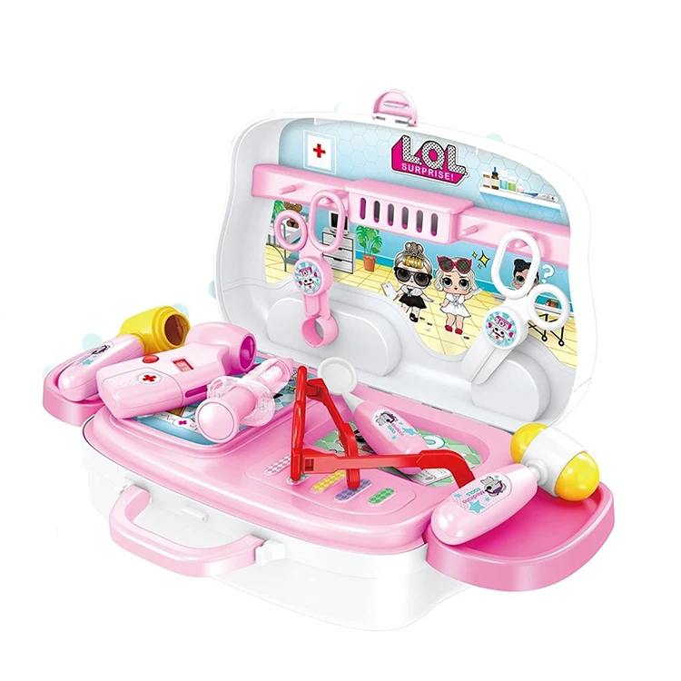 Eco-friendly kids preschool medical kit Pretend Play Kid Wholesale Doctor Set Educational Toy