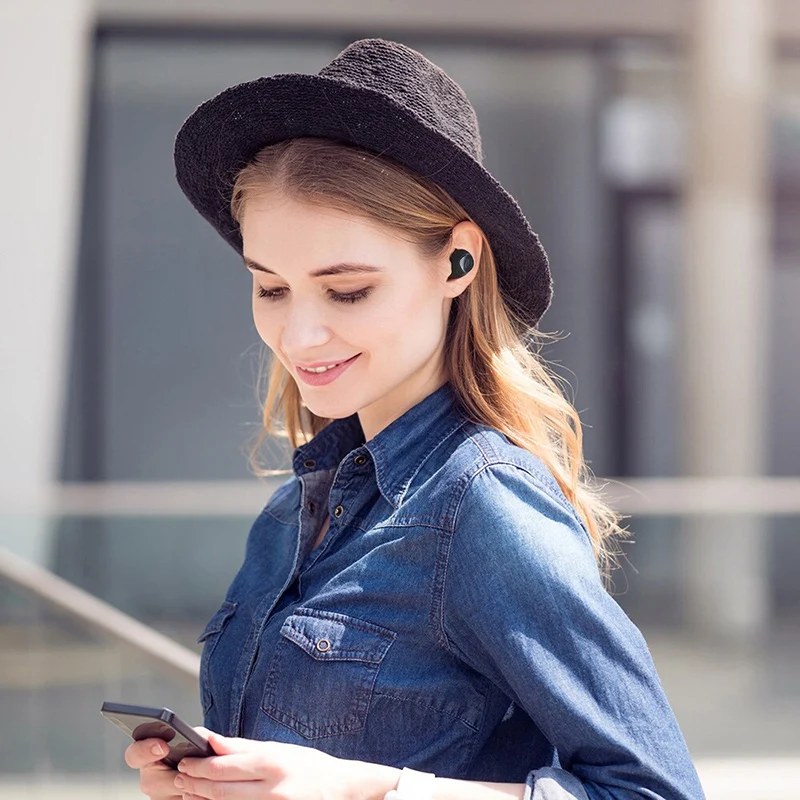 Taotronics TT-BH051 Black Duo Free Pro True Wireless Earbuds Hands Free Earphone