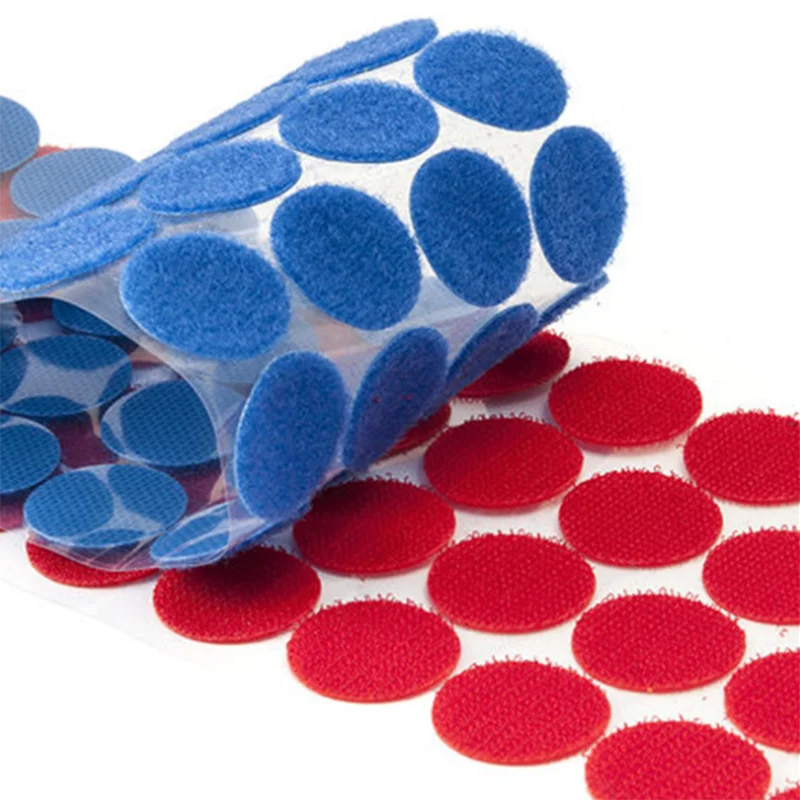 Easy DIY Use Stciky Back Self-Adhesive Coins Hook And Loop Dots Tape