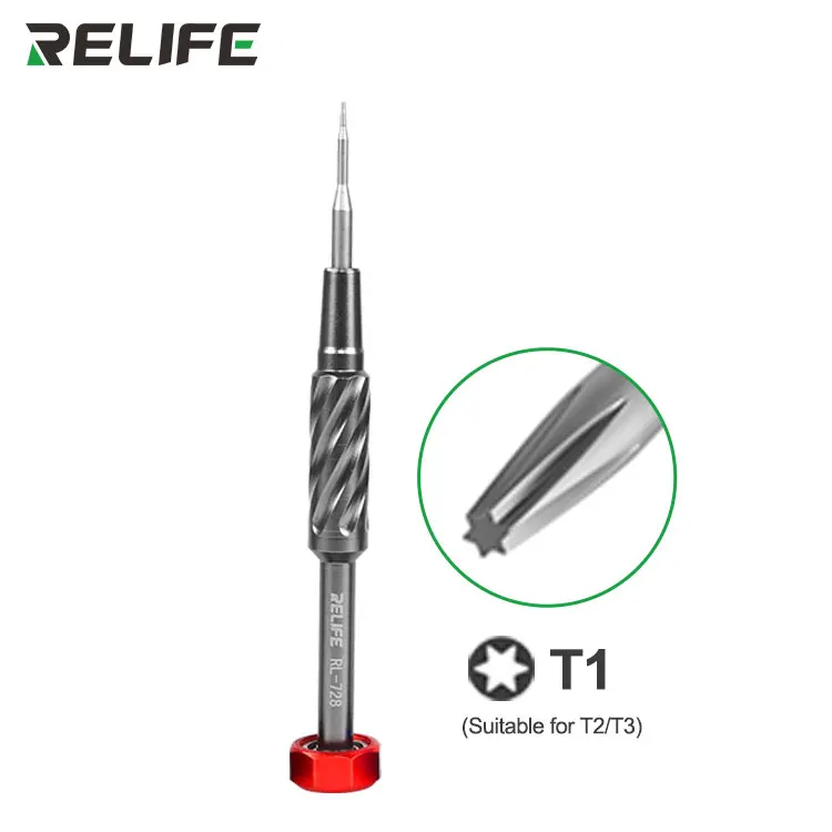 RELIFE RL-728 2D Sturdy Magnetic Screwdriver S2 Steel Screwdriver Precision Screwdriver