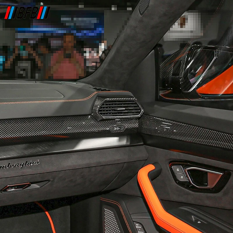 BFB Interior Accessories For Car Carbon Fiber Air Outlet Cover Trim  For Lamborghini Urus 2018-2022