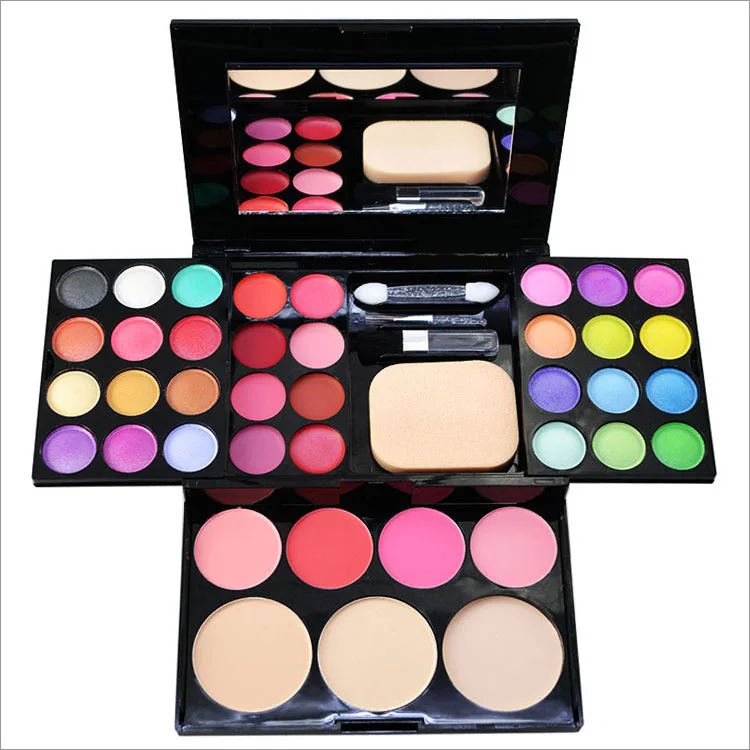 6328A1 Ladies vegan girl makeup kits all in one box set cosmetic Eye shadow Palette matte gift makeup kit full blush makeup set