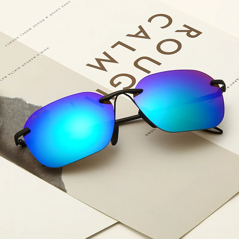 2022 Maui Jims Metal Frameless Sun glasses Rimless Sunglasses