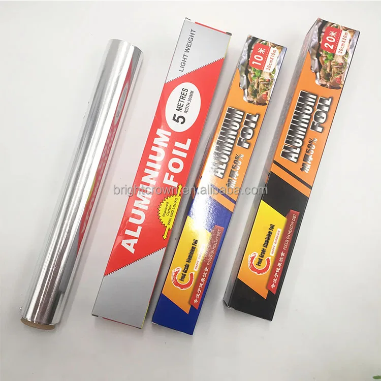 Wholesale Heavy Duty 11 Micron Aluminum Foil from China High Quality Printed Sheet for Food Packing Used as Roll