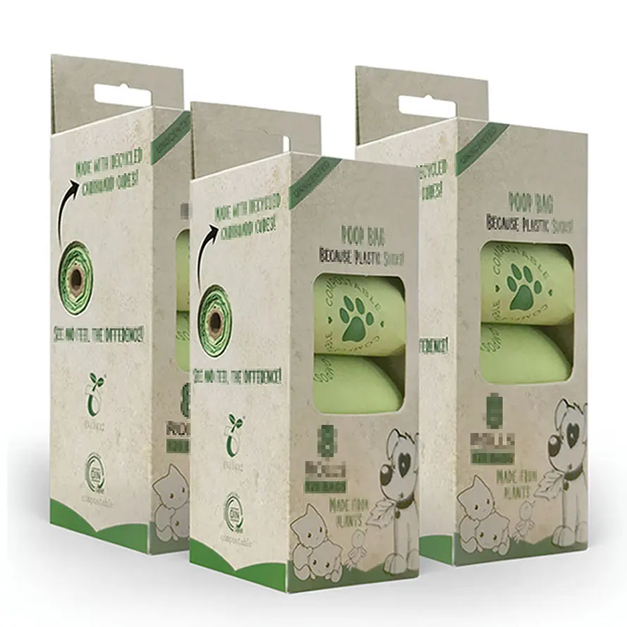 SEA LONG Biodegradable and Compostable Biodegradable Pet Products Pop Bio Degradable Dog Poo Bag for