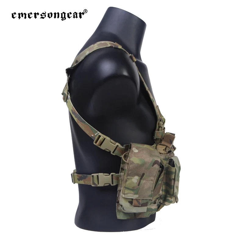 Emersongear Военная Тактическая Экипировка армейская сумка нагрудная установка AK47 микро JPC