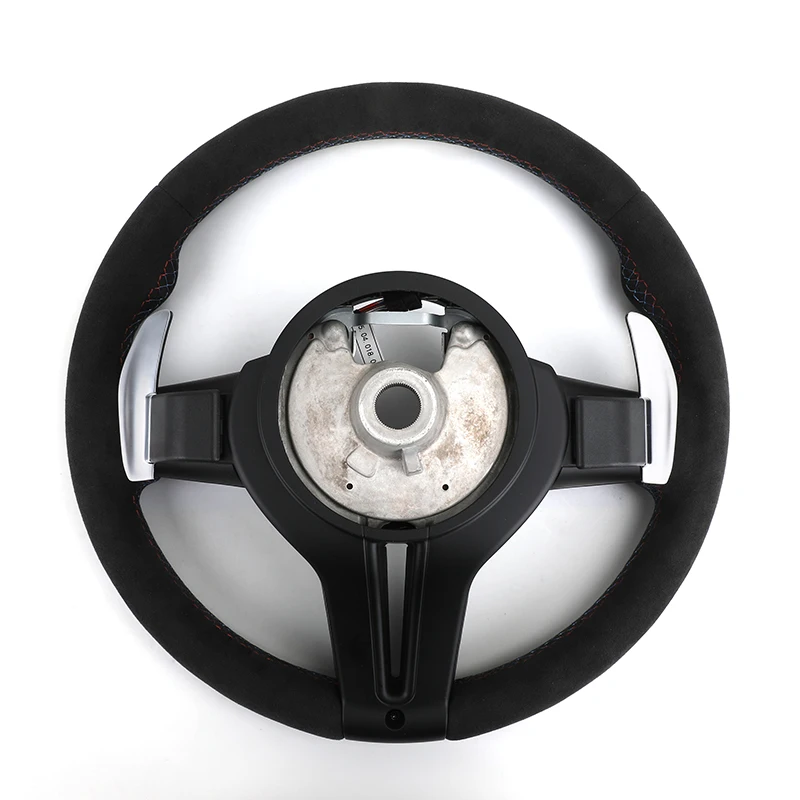 Full Suede Alcantara Leather M Sport Steering Wheel for BMW F10 X3 F25 X4 F26 F30 M3 F80 M4 F82 M2 F87 M5 F90 E83 E70 E88 E90