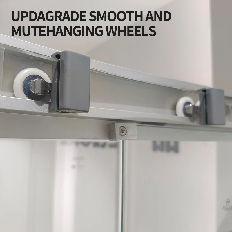 Cheap Durable 6mm 8mm 10mm Thickness Curved Aluminium Shower Sliding Door Double Slide Sliding Shower Door With Magnetic Seal