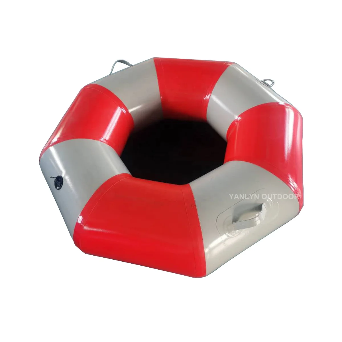 YLRT-122 Factory Customized Heavy Duty River Float Tubes Wholesale Commercial Grade 48 Inch Floating River Tube with Octagonal c