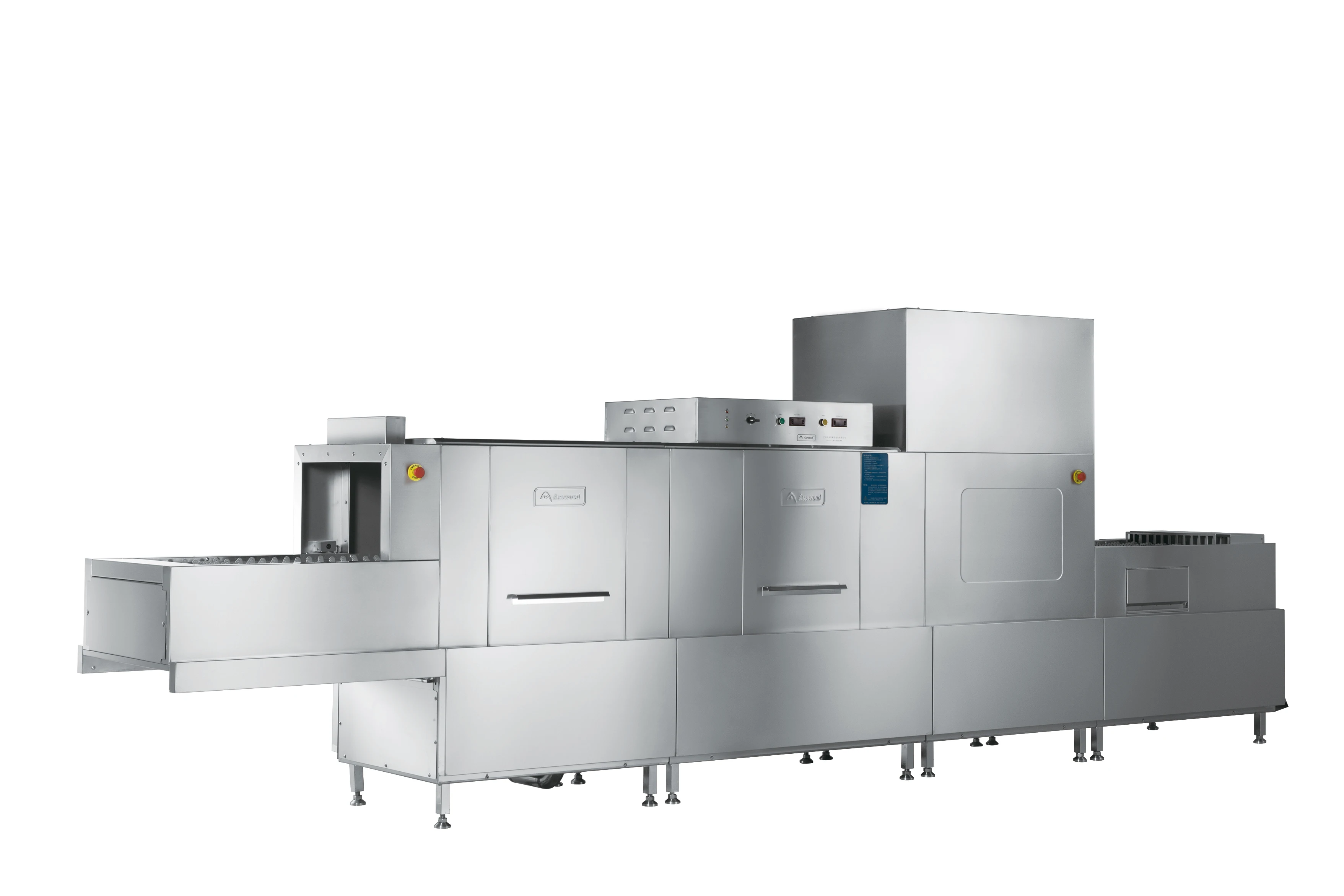 Full Automatic Electric Commercial Dishwasher Freestanding Wash Dishes Machine