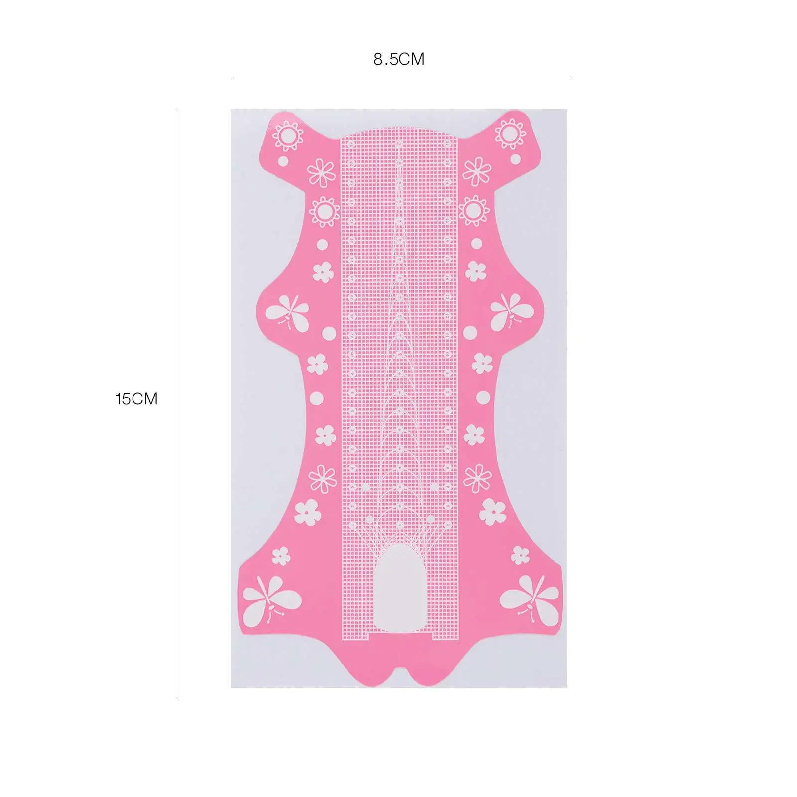 EYL Custom Logo extreme Pink roll Paper Nail Art Extension Mold Strong Soft Gel acrylic long Dual nail Forms with Scale