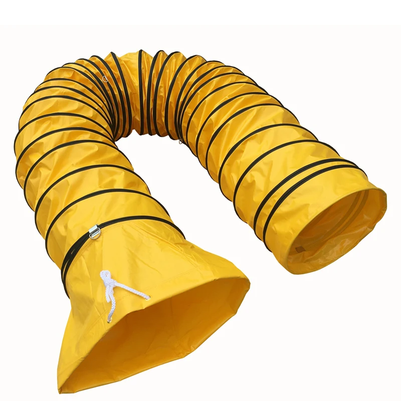 Exhaust fan plastic ventilation PVC flexible round duct pipe