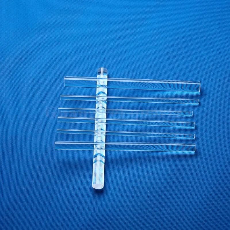 High purity high light transmission high temperature resistant quartz glass rod