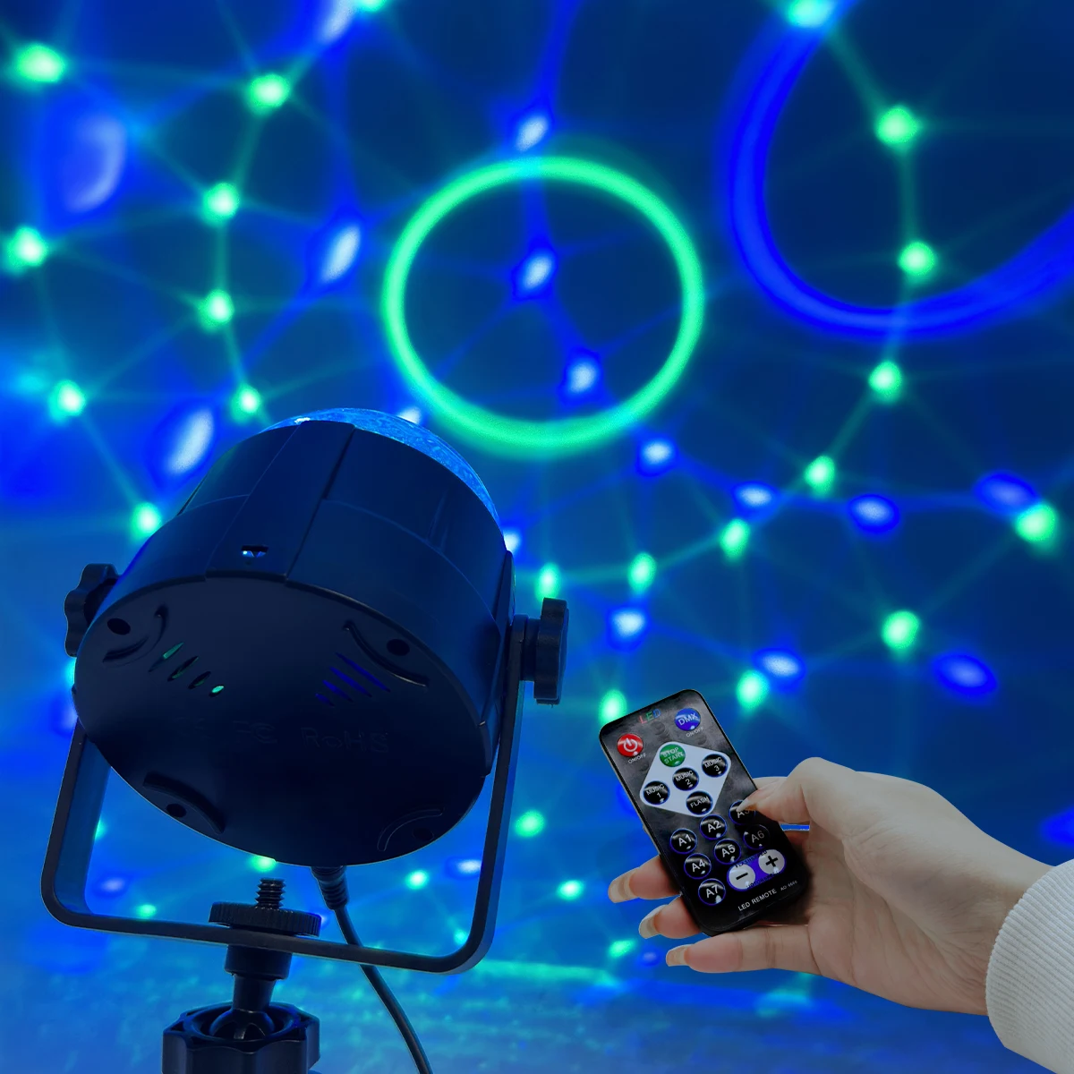 DJ Party Disco Ball Stage Light Party Sound Control Hanging Disco Home Bar KTV Luminous Lights