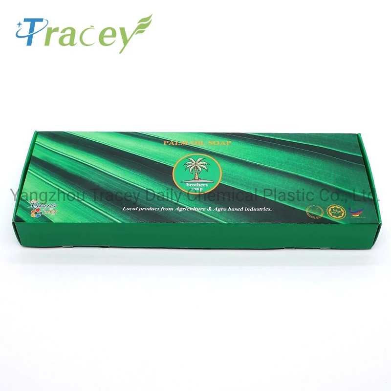 Malaysia Cardboard 3pcs Palm Oil Soap Natural Soap Bars Bath Body Gift Pack Cartoon Shape Soap For Home