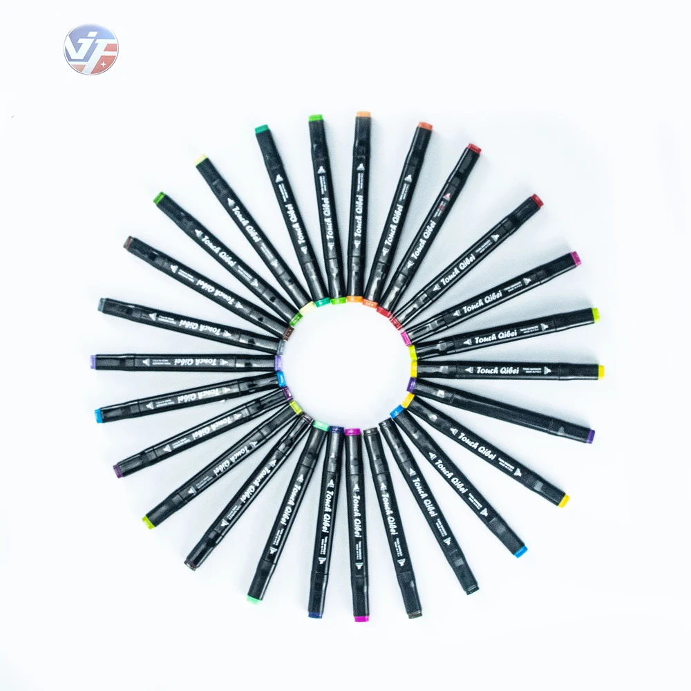 Amazon Dual Tip Alcohol Permanent Paint Art Markers Sketch Markers 24 36 48 60 80 120 168 Colors Art Sets High Quality Hot Sale