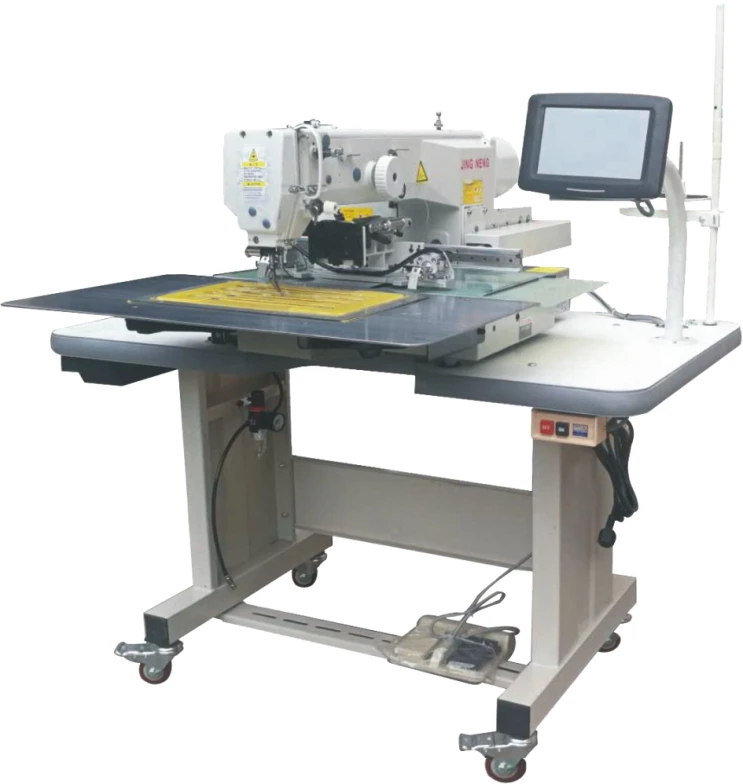 Automatic Industrial Computer Programmable Electronic Shoes Upper Bag Logo Pattern Sewing Machine