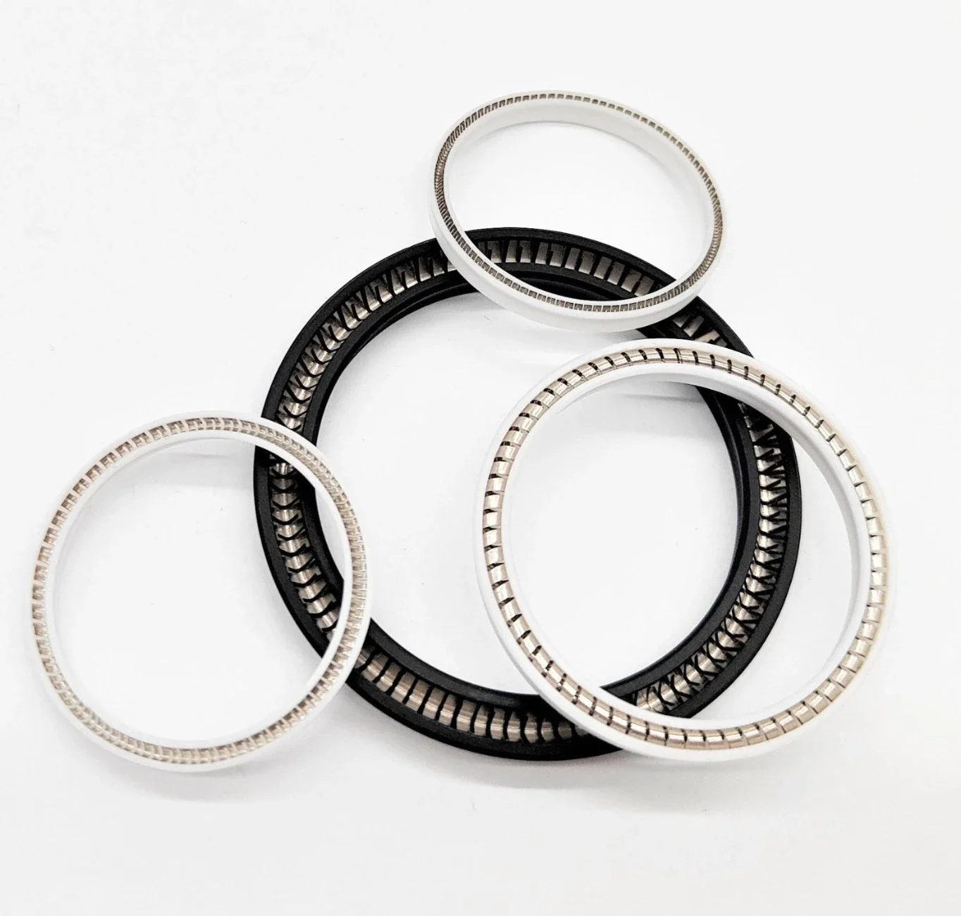 Rotary Shaft Seal Energized PTFE Seals V Type Spring Standard Size or Custom Size, Any Size PTFE Seal