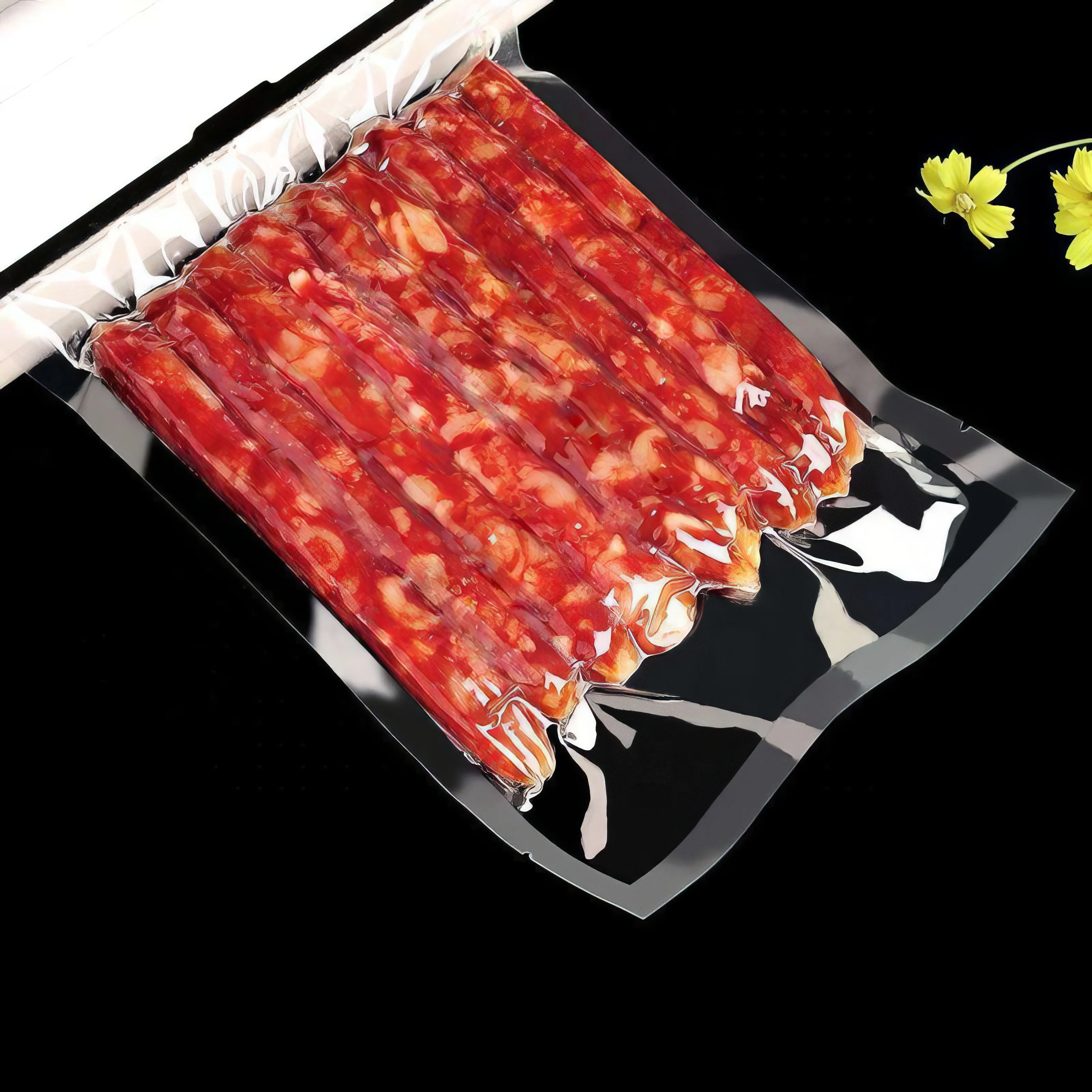 Plastic Transparent Food Meat Fruit Veggies Vacuum Sealer Storage Compressed Seal Organizer Packing Bag for food
