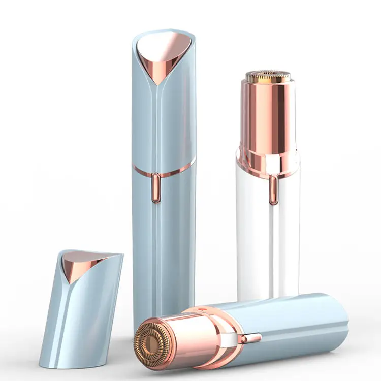 Home use mini lipstick facial hair remover rechargeable shaver lips eye brow hair removing appliances epilator  for women
