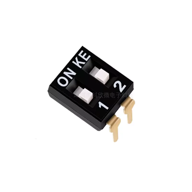 Original KE plug-in DIP switch 2-position toggle switch DSIC02LHGET 2-bit 2.54mm