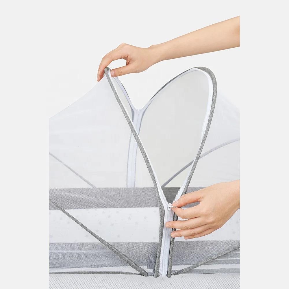 Purorigin High Quality Lead The Industry Small Folding Cot King Size Baby Beside Sleeper Portable Cribs For Babies