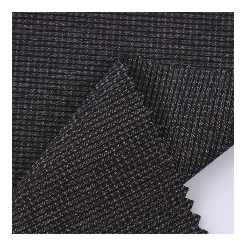 factory wholesale N/T plaid 4 way stretch  spandex fabric for elastic pants