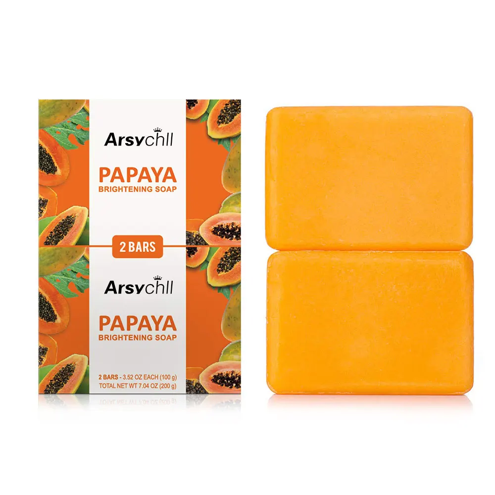 
OEM/ODM Natural Herbal Nourishing washroom disposable cleaning Handmade Papaya Soap 
