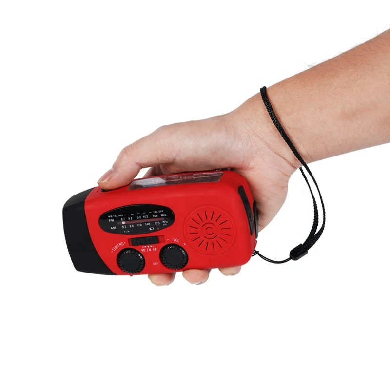  Недорогой компактный портативный светодиодный радиоприемник am/fm/wb с usb-зарядкой динамиком фонариком аккумулятором