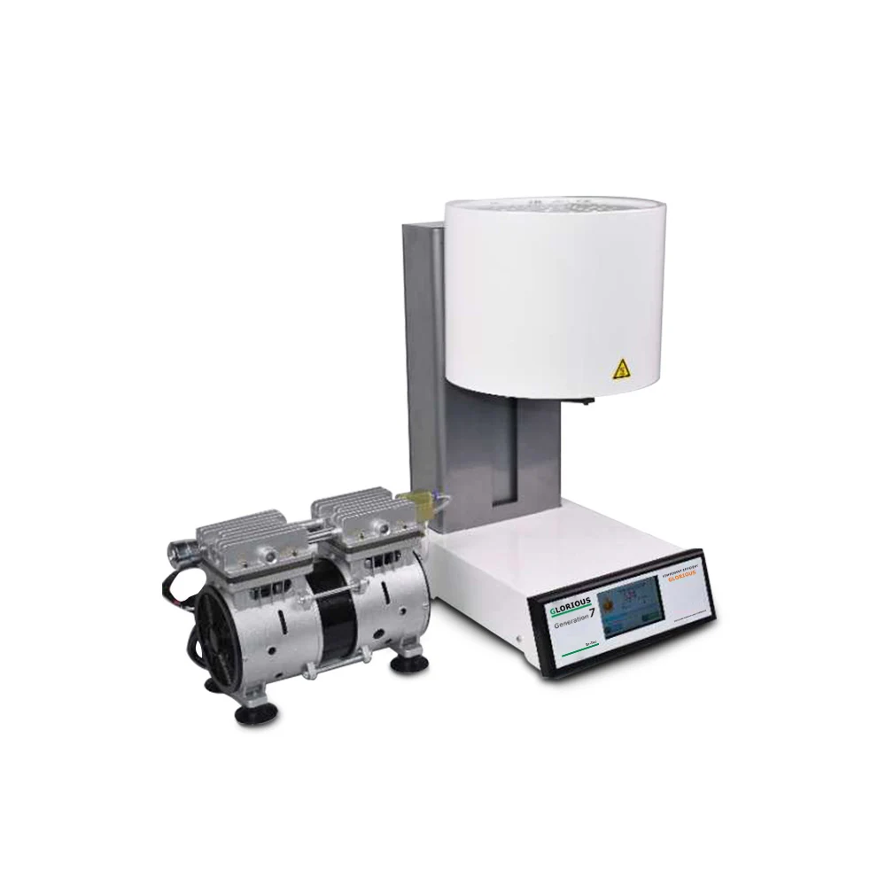 High Efficiency And High Temperature Glorious-7  Porcelain Furnace Dental Equipment For Dental Clinics Laboratory