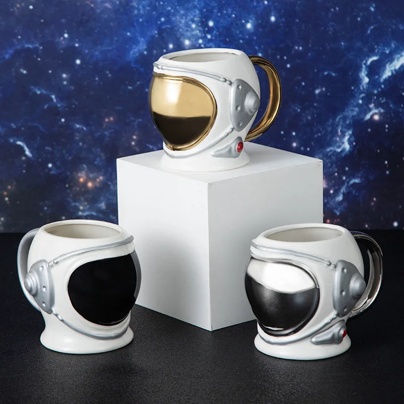Creative 3D Astronaut Helmet Shape large coffee 3d cup,3D mug Water Cup Wholesale