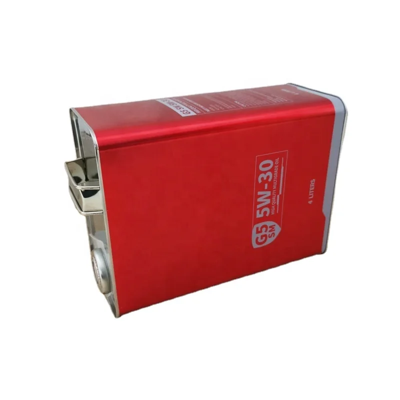 Таможня напечатала 4 литр F тип металла может продолговатые моторного масла жестяные банки с Японией Металл Squeeze кепки