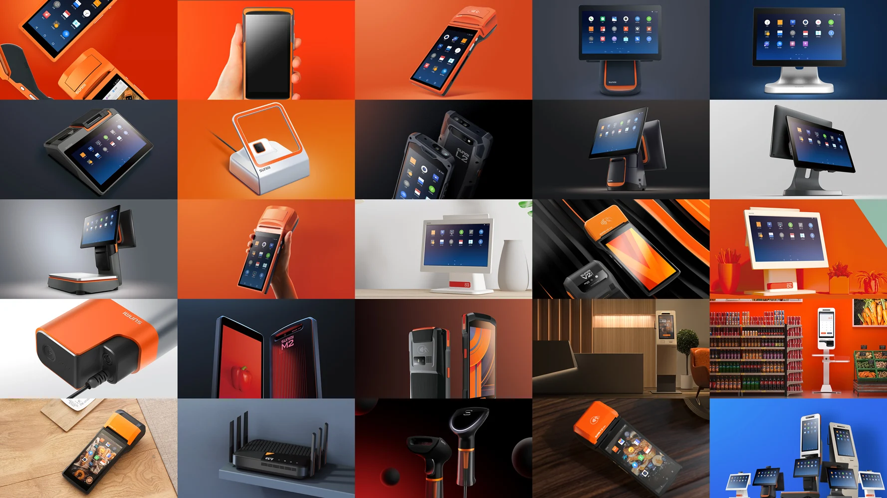 
SUNMI V2 Handheld Pos Machine POS System Terminal For Sell 