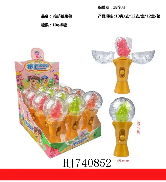 Hot Sale Summer Outdoor Portable Mini Hand Pressing Small Elephant Animal Fan Candy Toy For Kids