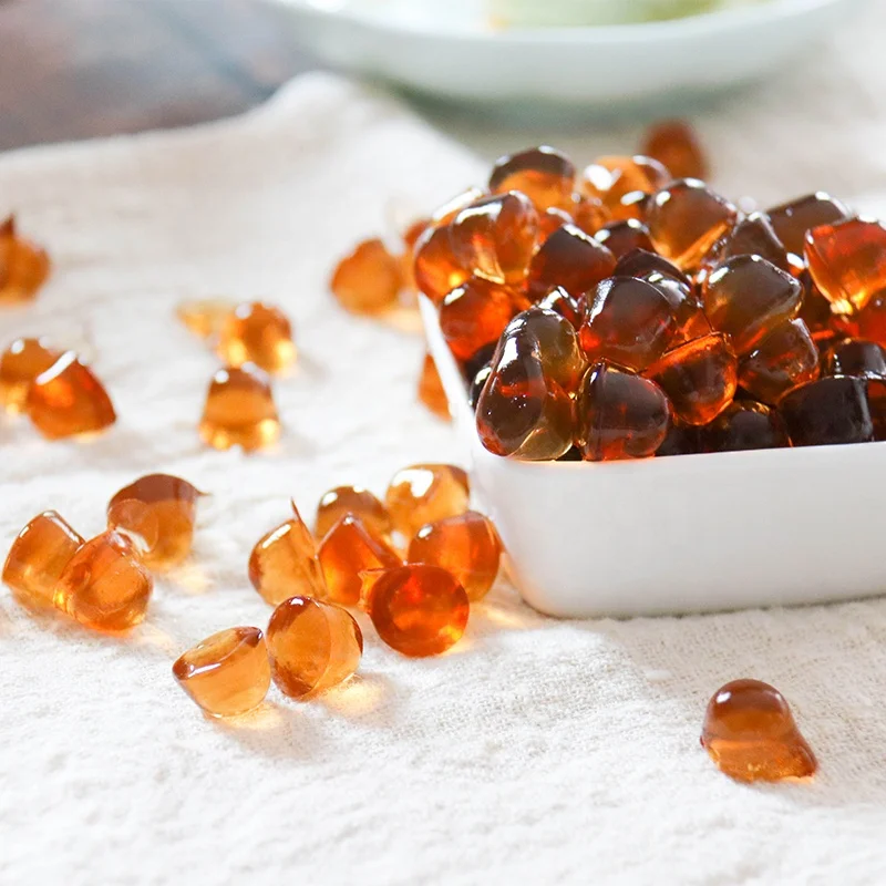 wholesale brown sugar taste konjac jelly for milk tea