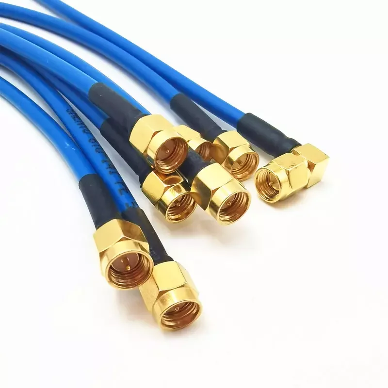 Полугибкий кабель со штекером SMA на штекер SMA, RF, коаксиальный кабель в сборе с SF141 SF402