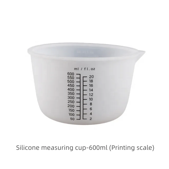 DLRT026 Factory Wholesale 30 50 100 250 350 450 600 1000ml with Graduated Silicone Measuring Cup Mixed Resin