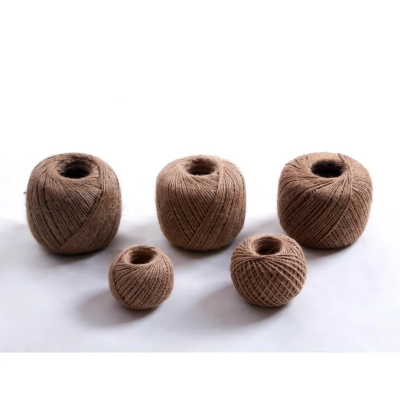 baler string ecofriend braided raw fiber natural twist rope jute binder twine knitting yarn cord for gardening packaging