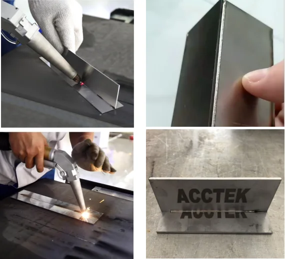 fiber laser small gun welding laser machine welding aluminium silver 2um laser weld machine