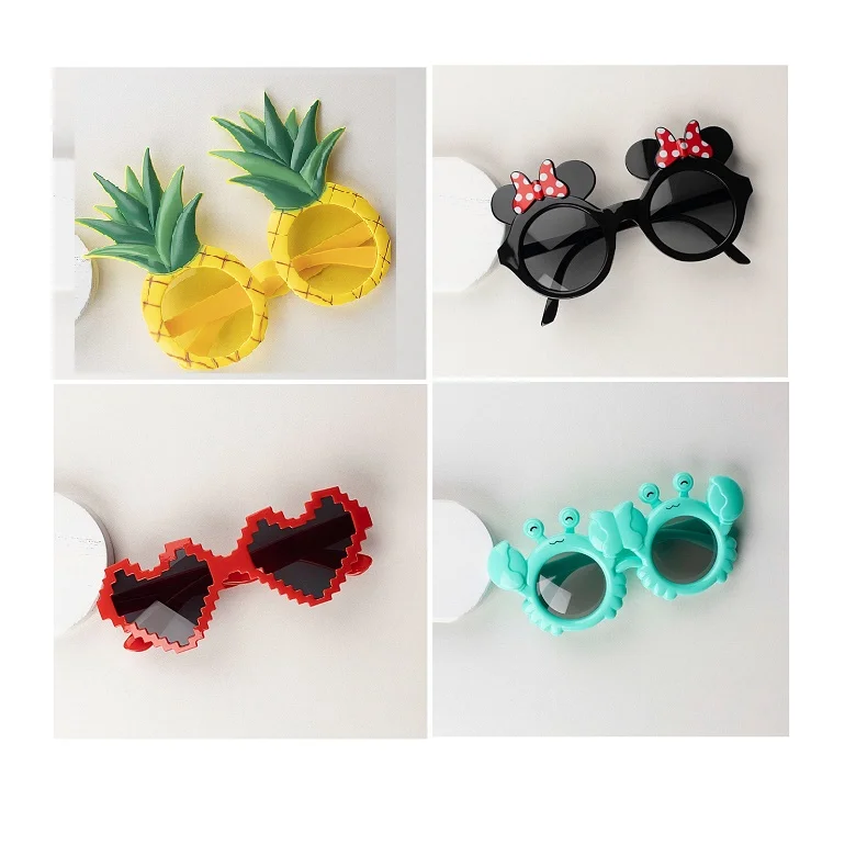 Little Dinosaur Strawberry Pineapple Glasses Girl Children Adult Party Travel Beach Take Photo Funny Glasses