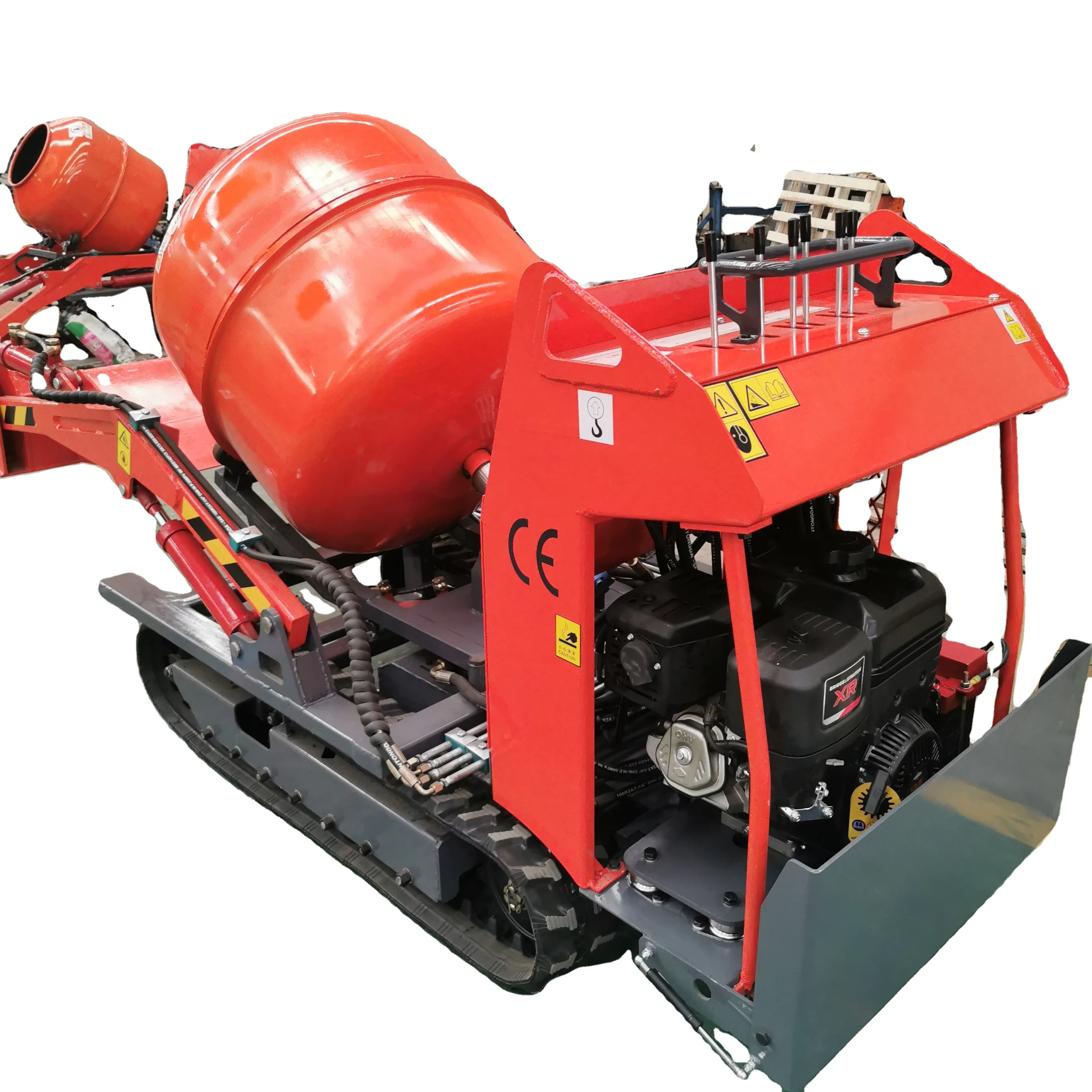 Cement Mixing Tank Truck With Hopper Installed 8-ton