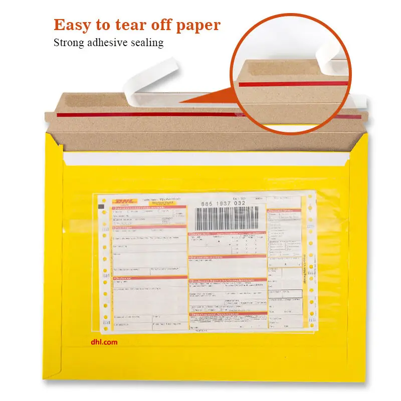 Custom Recycled Biodegradable Kraft Cardboard Padded Mailing Bags Express Shipping Mailer with a Bag