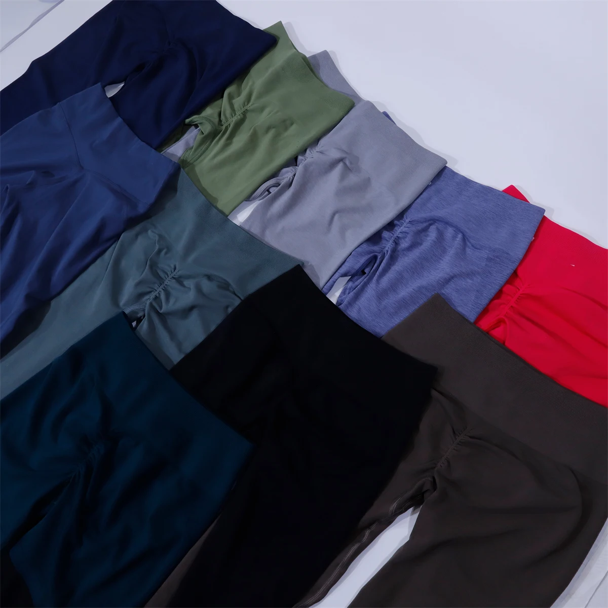 ECHT NVGTN Supplier Recycled Material Women Sports Shorts Gym Seamless alphalete-athletics TEAL AMPLIFY SHORT