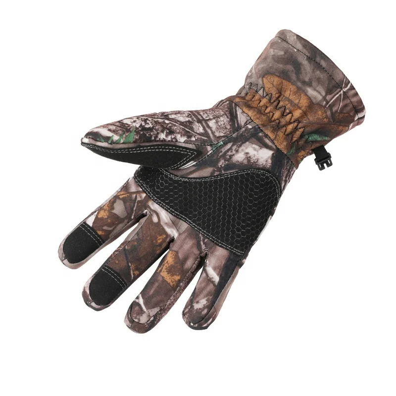 Bicycle Motocross Gloves Winter Camo Hunting Warm Non-slip Fishing Gloves Waterproof Touch Screen Ski Camping Gloves