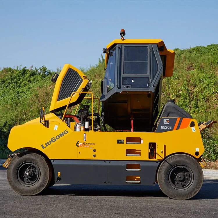 Cheap prices used liugong road roller CLG6520E road tyre road roller tire for sale